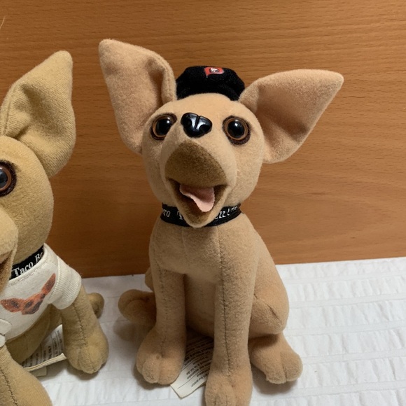 Taco Bell Merch Plush Dogs w/Sounds by Applause - Picture 5 of 17